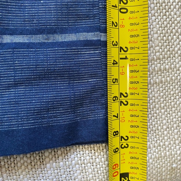 Angie Blue Stripe Wide Leg Coastal Nautical Light Cotton Strap Jumper- Sz-M - Picture 12 of 13